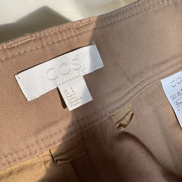 COS Tan Wide Leg Pants - Picture 12 of 14